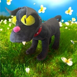 Universal Studios Snowball Cat Plush Stuffed Scratchy the Simpsons Cat